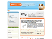 Tablet Screenshot of ndnpetdrugcard.com
